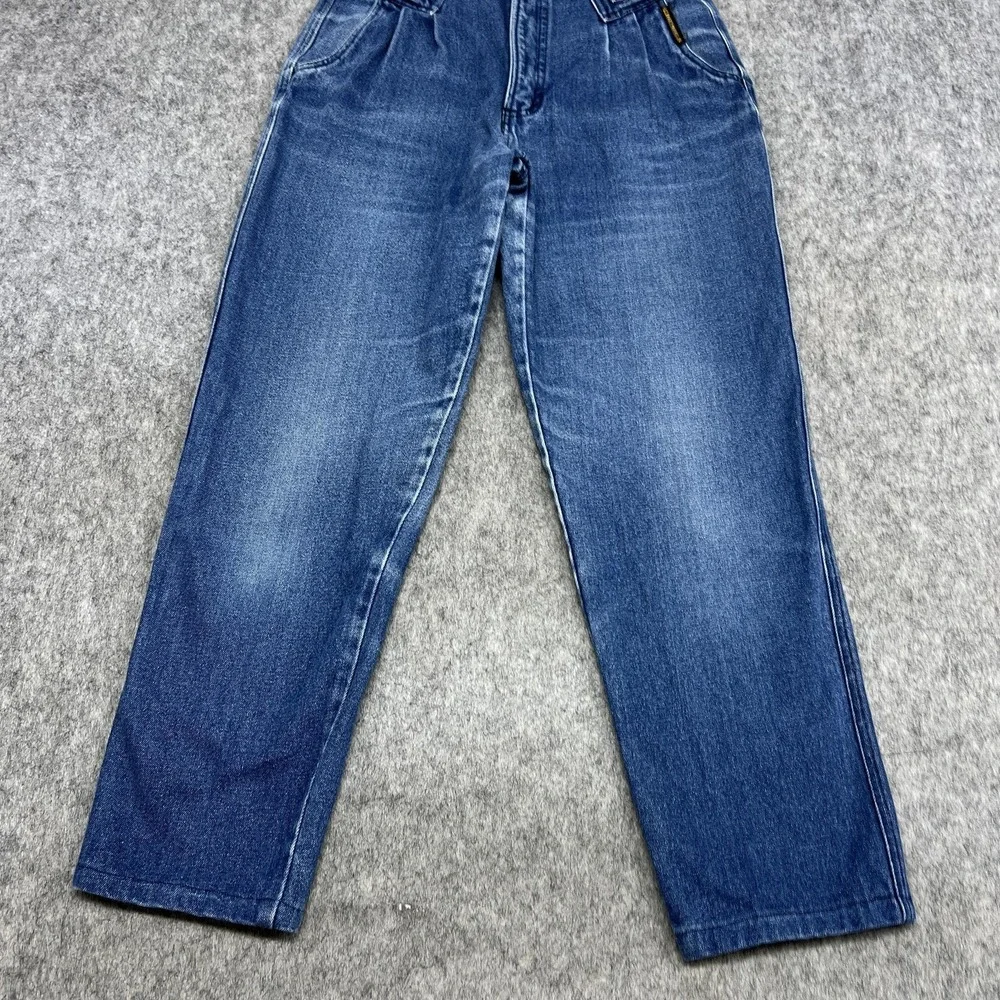 Vintage Rocky Mountain Jeans Womens 11/12 Blue Mom‎ High Rise Straight FITS26x29